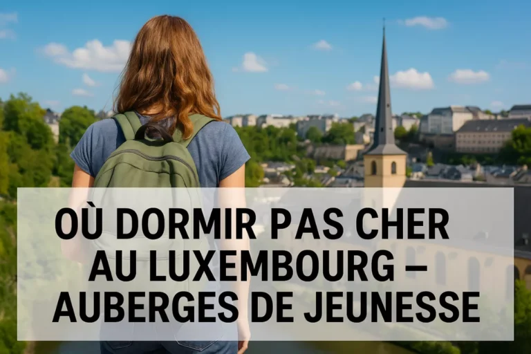 Où dormir pas cher au Luxembourg – guide des auberges de jeunesse économiques et conviviales
