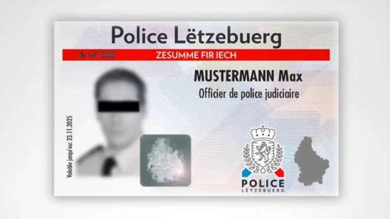 carte police luxembourg