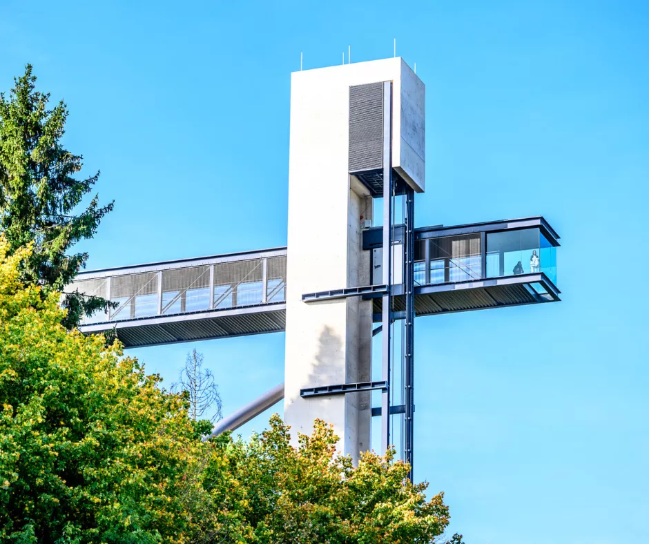 Ascenseur Panoramique Du Pfaffenthal​ au quartier Grund