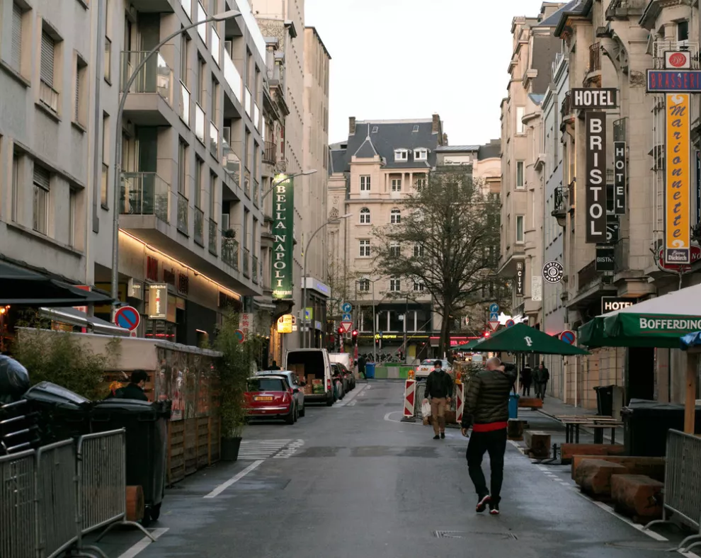 Bonnevoie quartier au luxembourg ville