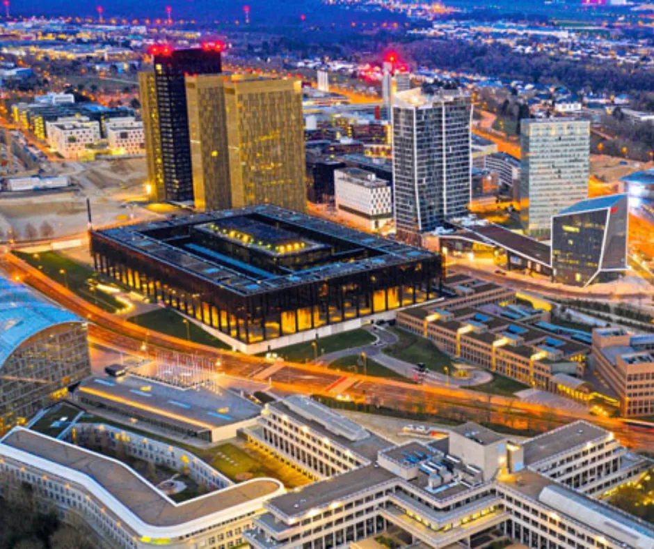 Kirchberg quartier a luxembourg ville